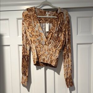 NWT Anthropologie Cropped Top